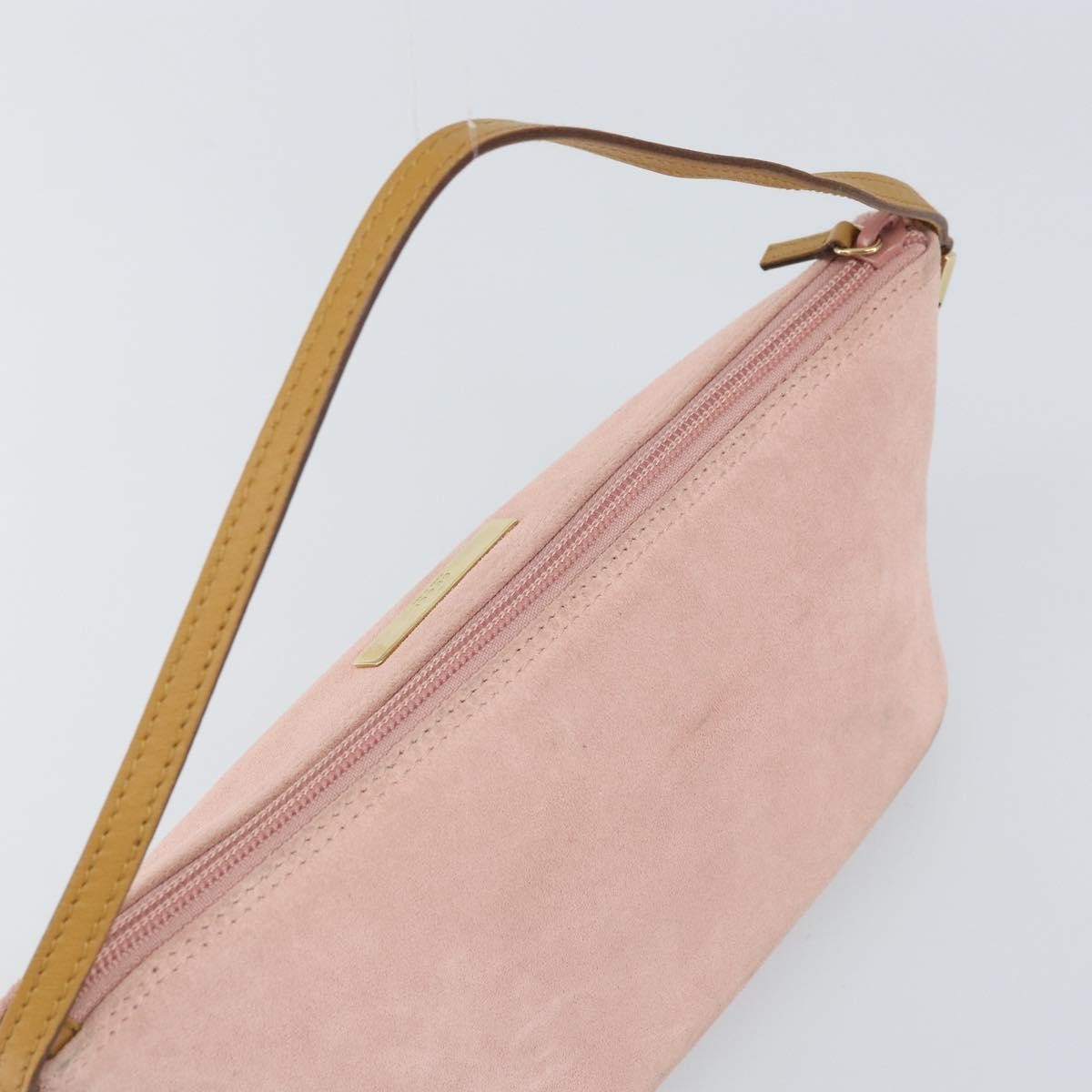 Gucci Vintage clutch Bag Leather, PINK, SUEDE, Clutche & pouche