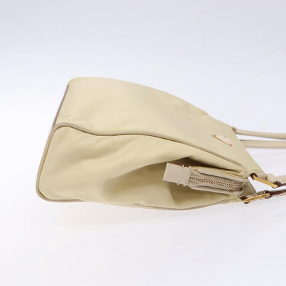 Prada Vintage Handbag Tessuto, BEIGE, NYLON, Handbag