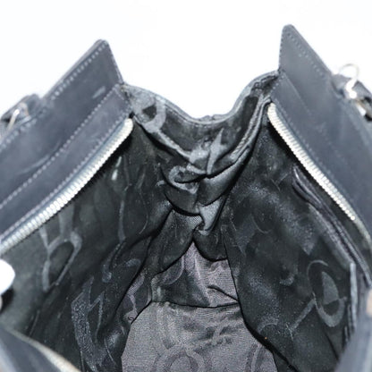 Salvatore Ferragamo Vala Handbag Canvas, BLACK, CANVAS, Handbag