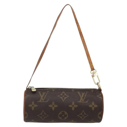 Louis Vuitton Papillon Pochette Monogram Canvas, BROWN, CANVAS, Clutche & pouche