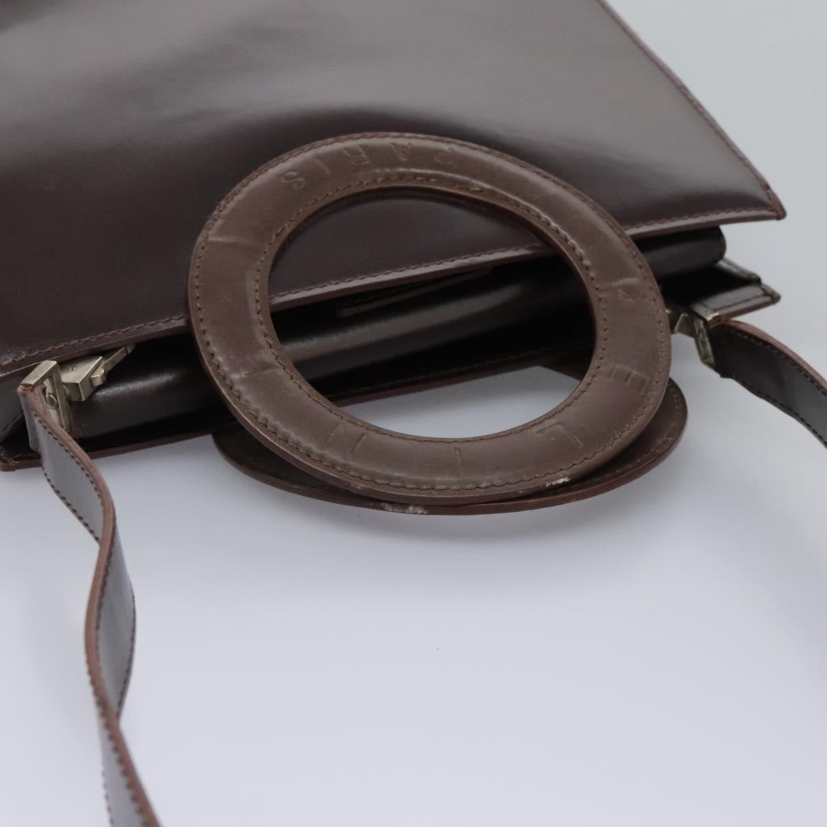 Celine Handbag Leather, BROWN, LEATHER, Handbag