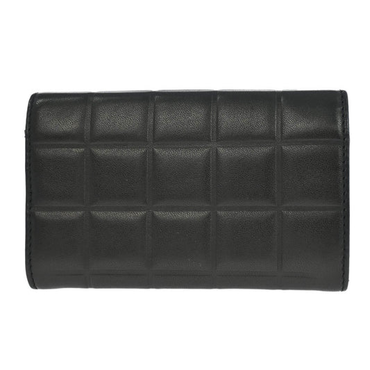 Chanel Chocolate Bar Wallet Lambskin, BLACK, LEATHER, Wallets