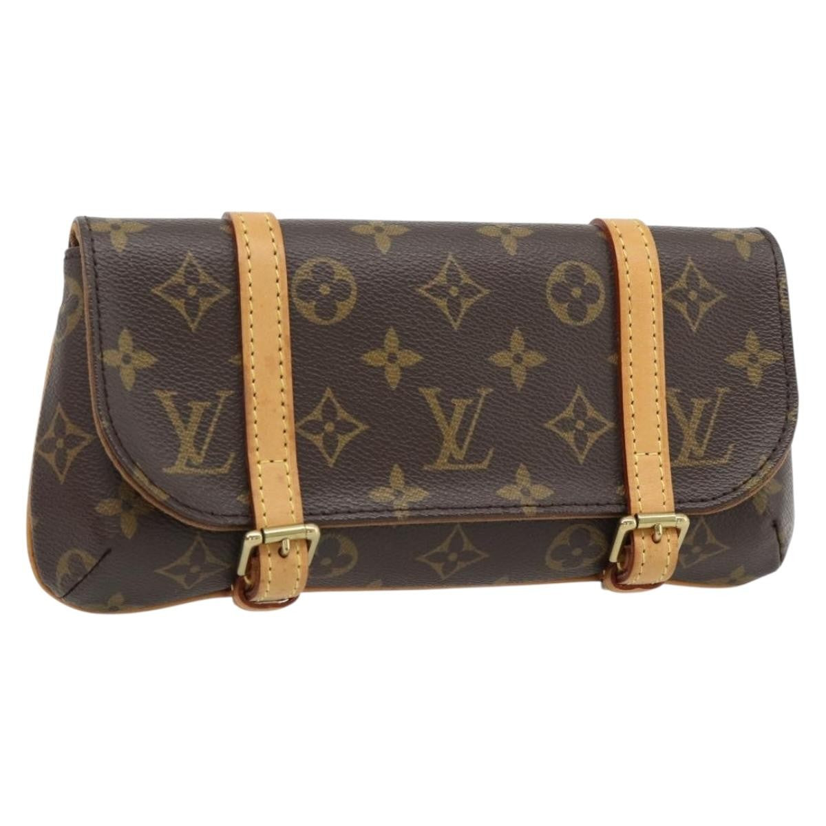 Louis Vuitton Marelle Waist Bag Monogram Canvas, Brown, Canvas, Clutch