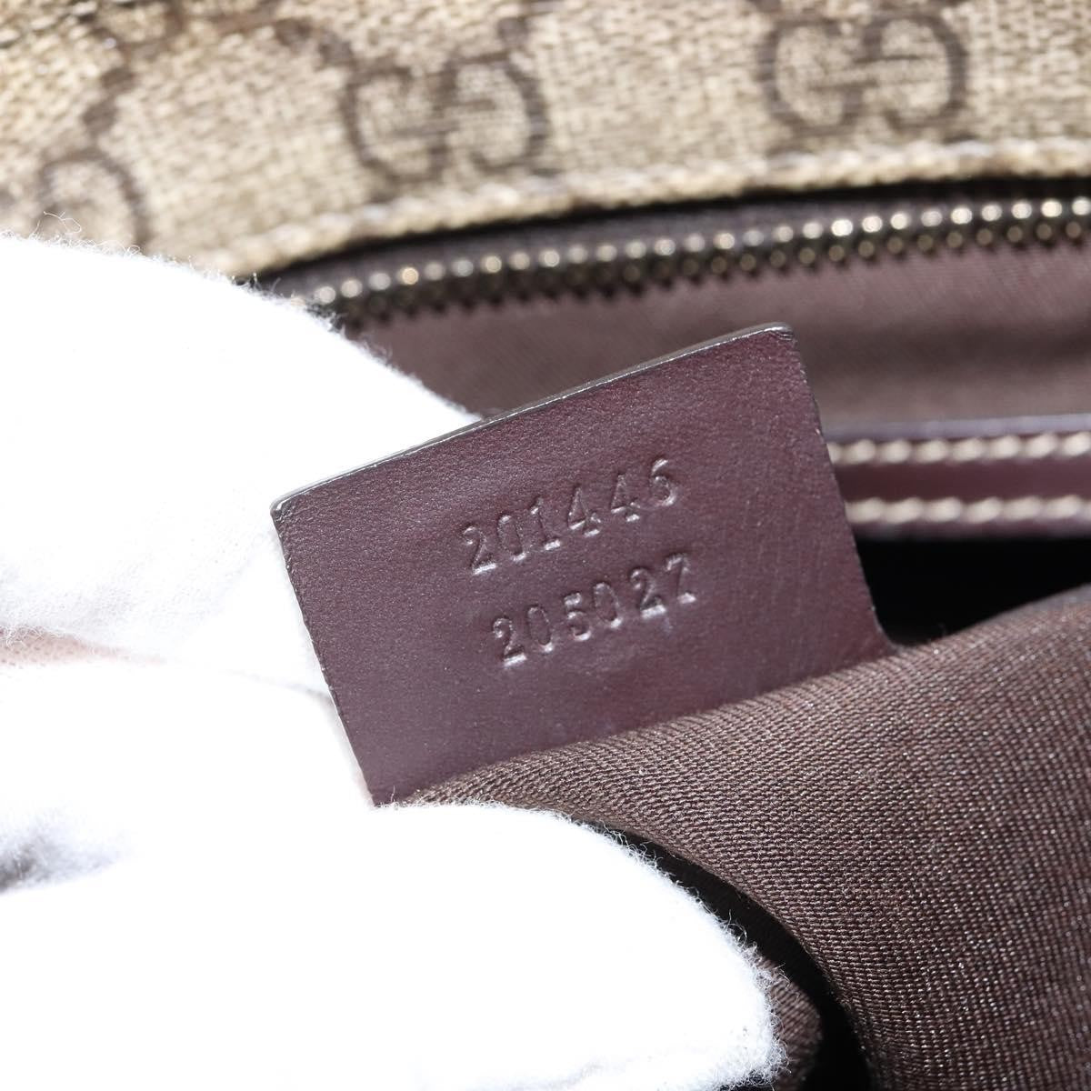 Gucci Zip Top Messenger Bag GG Coated Canvas, BEIGE, CANVAS, Shoulder bag