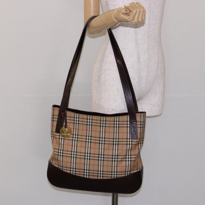 Burberry Nova Check Tote canvas check pattern, BEIGE, CANVAS, Tote bag