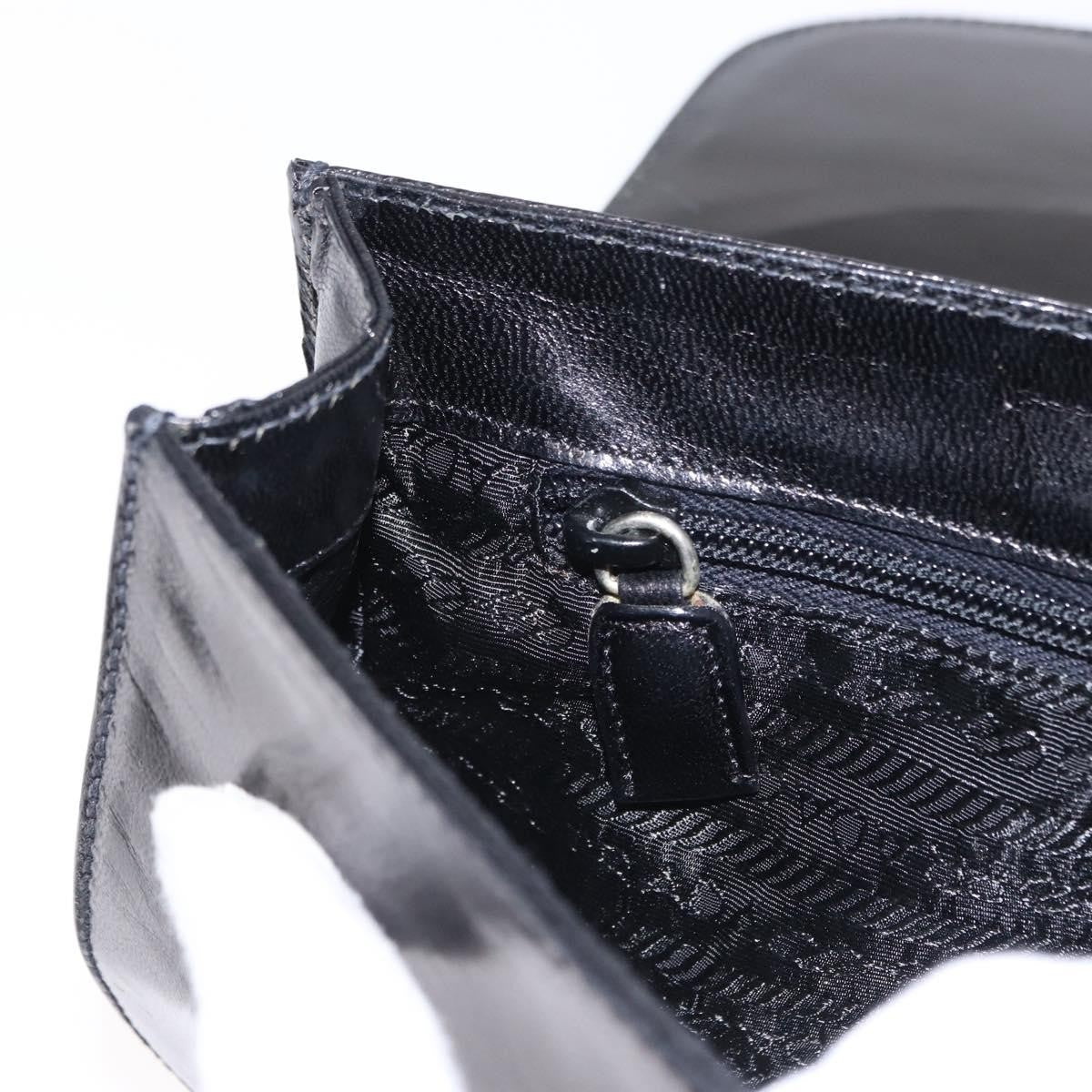 Prada Vintage Handbag Leather, BLACK, LEATHER, Handbag