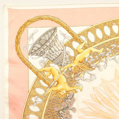 Hermes Carré 90 Silk multicolor, PINK, SILK, Scarve & shawl