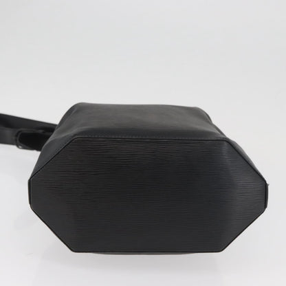 Louis Vuitton Vintage Sac d'Epaule Handbag Epi Leather, BLACK, LEATHER, Shoulder bag