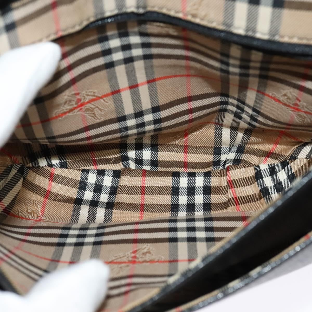 Burberry Flap Shoulder Bag Leather, BLACK, LEATHER, Shoulder bag