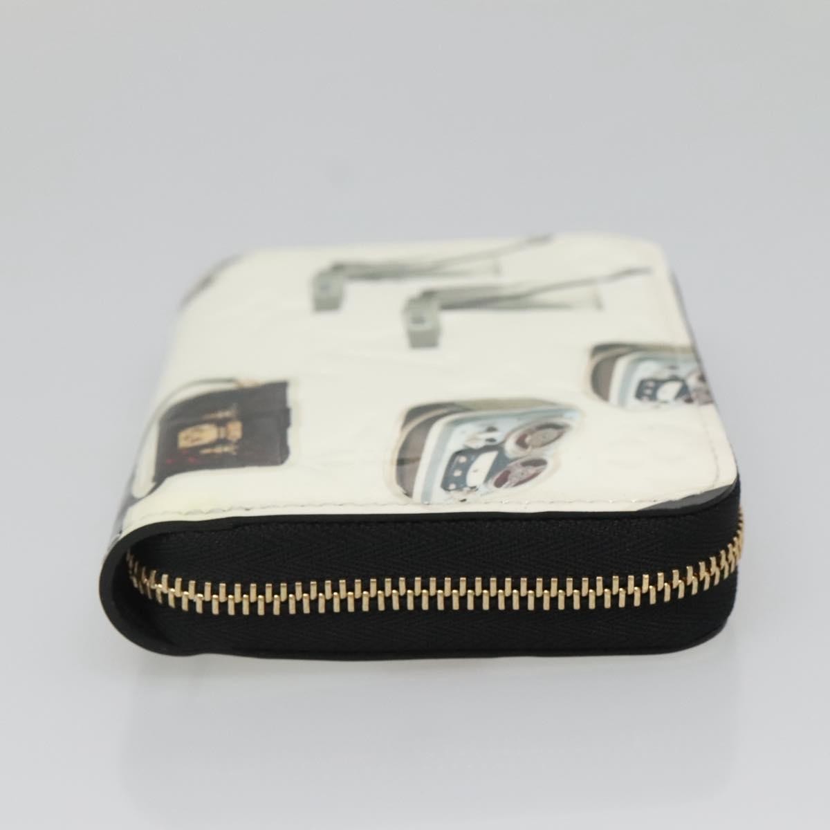 Louis Vuitton Nicolas Ghesquière Zippy Wallet Patent Monogram, WHITE, PATENT_LEATHER, Wallets
