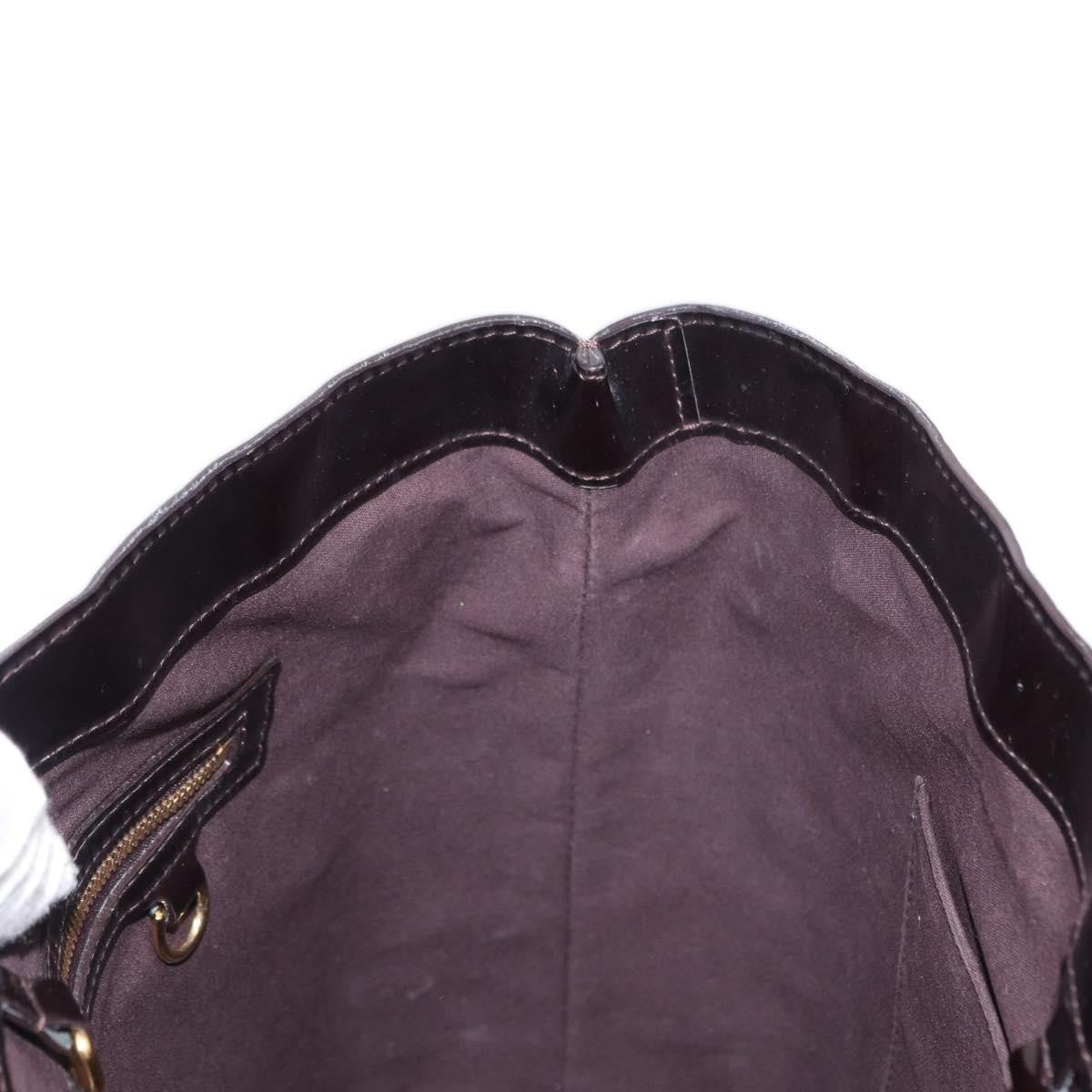 Louis Vuitton Wilshire Handbag Monogram Vernis, PURPLE, PATENT_LEATHER, Handbag