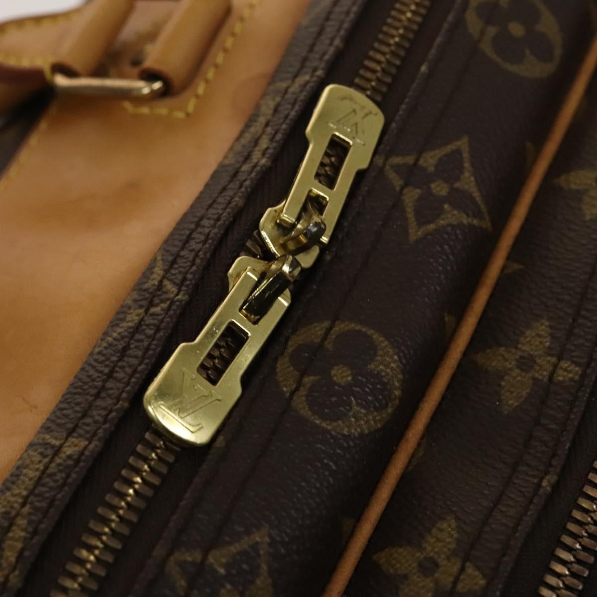 Louis Vuitton Alize Bag Monogram Canvas, BROWN, CANVAS, Travel bag