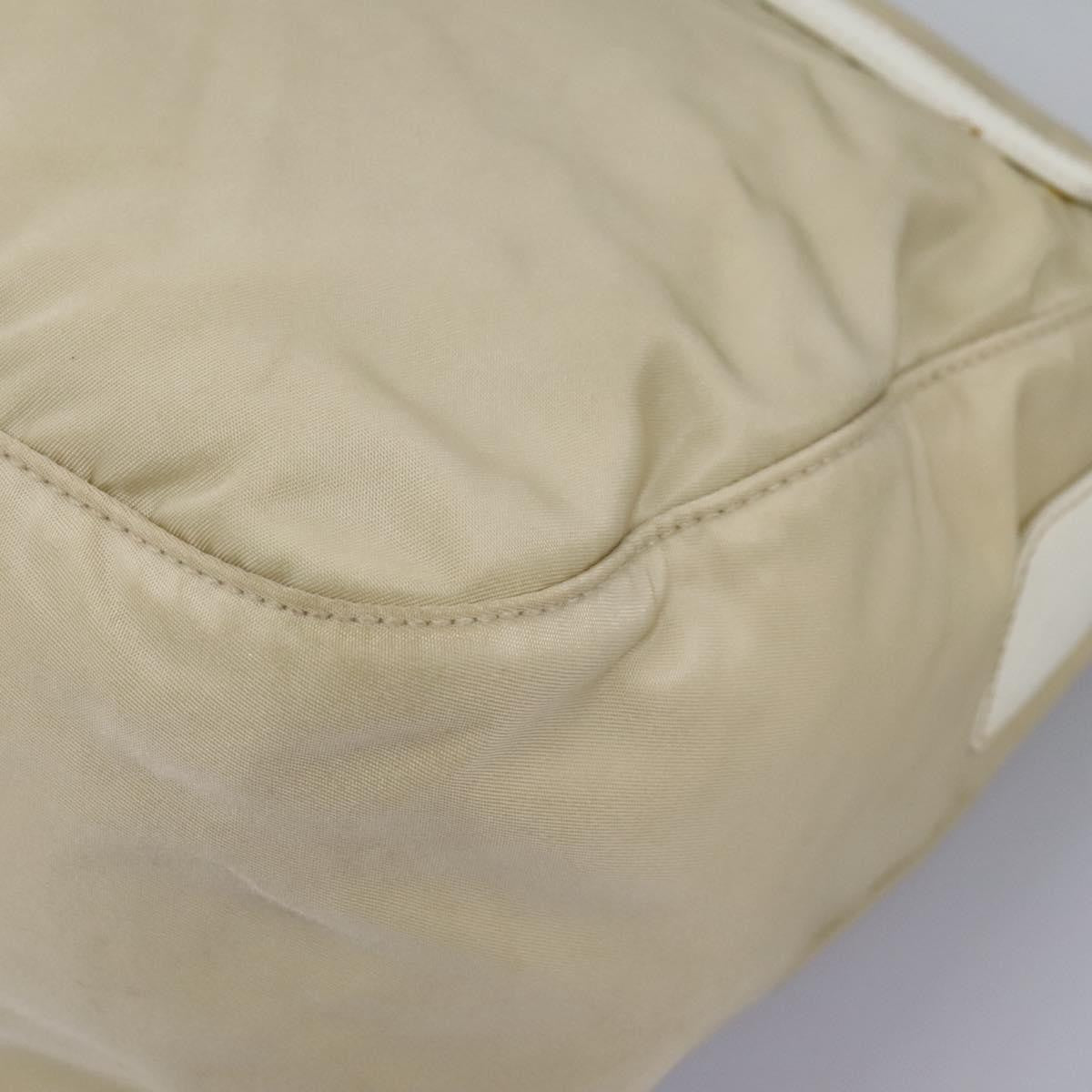 Prada Double Buckle Flap Messenger Bag Tessuto, BEIGE, NYLON, Shoulder bag