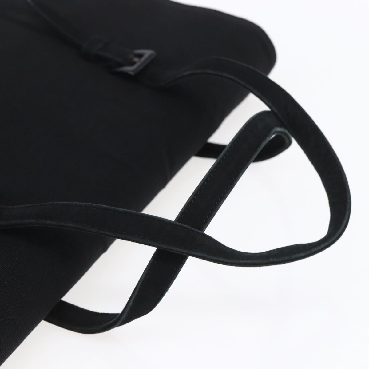 Prada Vintage Handbag Cotton, BLACK, COTTON, Handbag