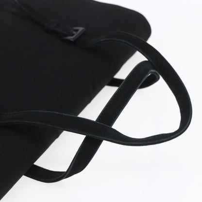 Prada Vintage Handbag Cotton, BLACK, COTTON, Handbag