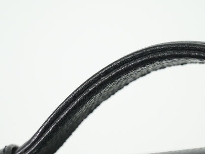 Chanel Vintage Timeless Cosmetic Case Caviar, BLACK, LEATHER, Toiletry Case