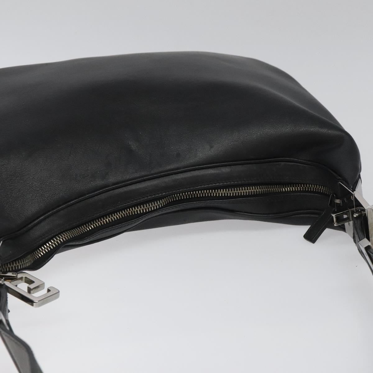 Gucci Vintage Shoulder Bag Leather, BLACK, LEATHER, Shoulder bag