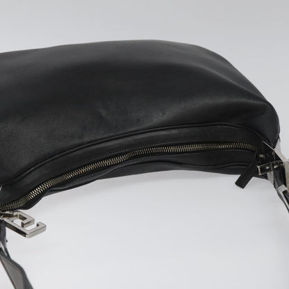 Gucci Vintage Shoulder Bag Leather, BLACK, LEATHER, Shoulder bag