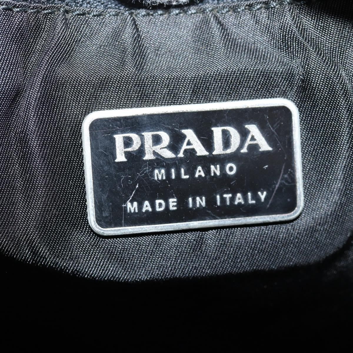 Prada Vintage Shoulder Bag Tessuto, BLACK, NYLON, Shoulder bag