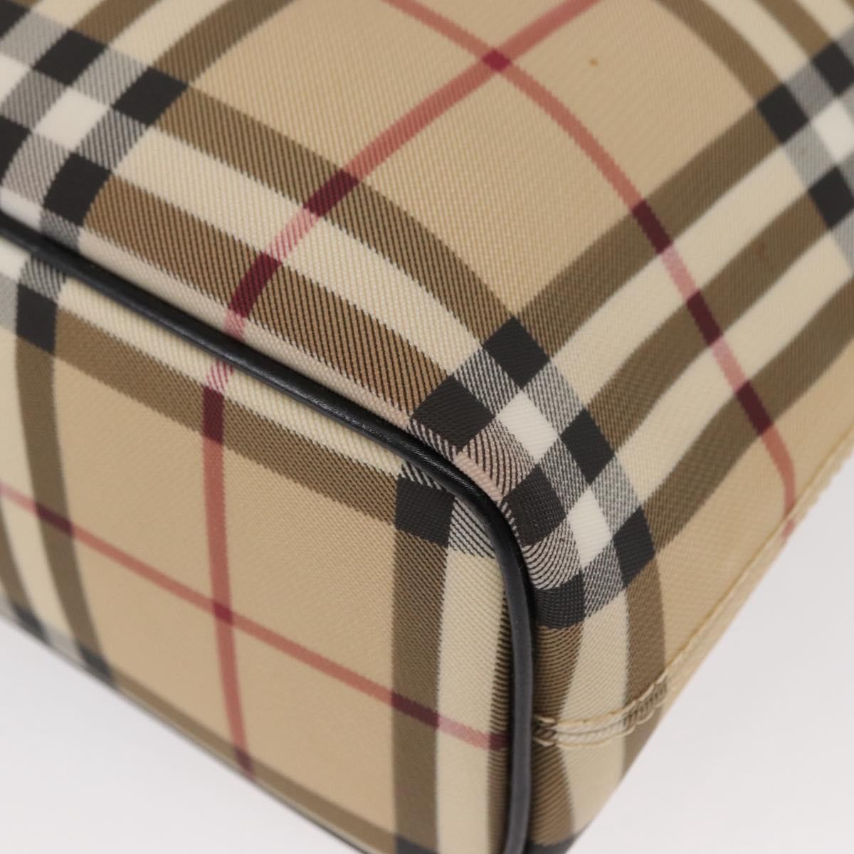 Burberry Top Handle Tote Nova Check Canvas, BEIGE, CANVAS, Handbag