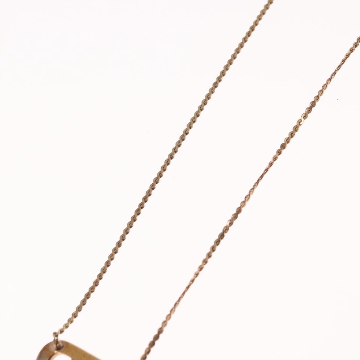 Christian Dior CD Logo necklace Metal, GOLD, METAL, Necklace