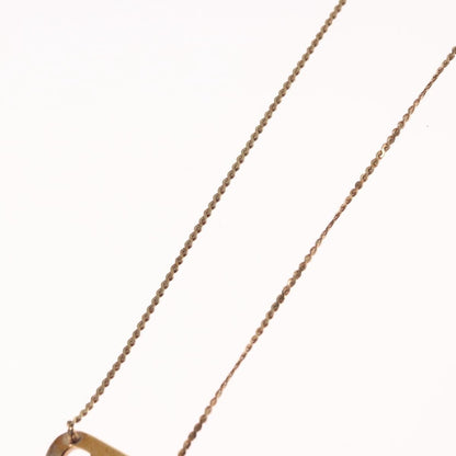 Christian Dior CD Logo necklace Metal, GOLD, METAL, Necklace