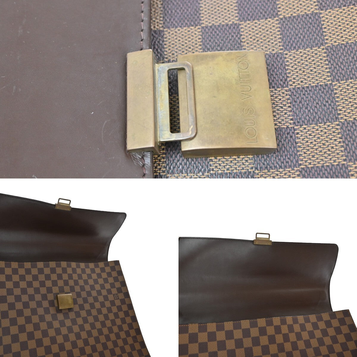 Louis Vuitton Altona Bag Damier, BROWN, CANVAS, Handbag