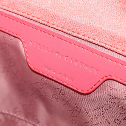 Stella McCartney Falabella Fold Over Flap Crossbody Bag Shaggy Deer, ORANGE, POLYESTER, Shoulder bag