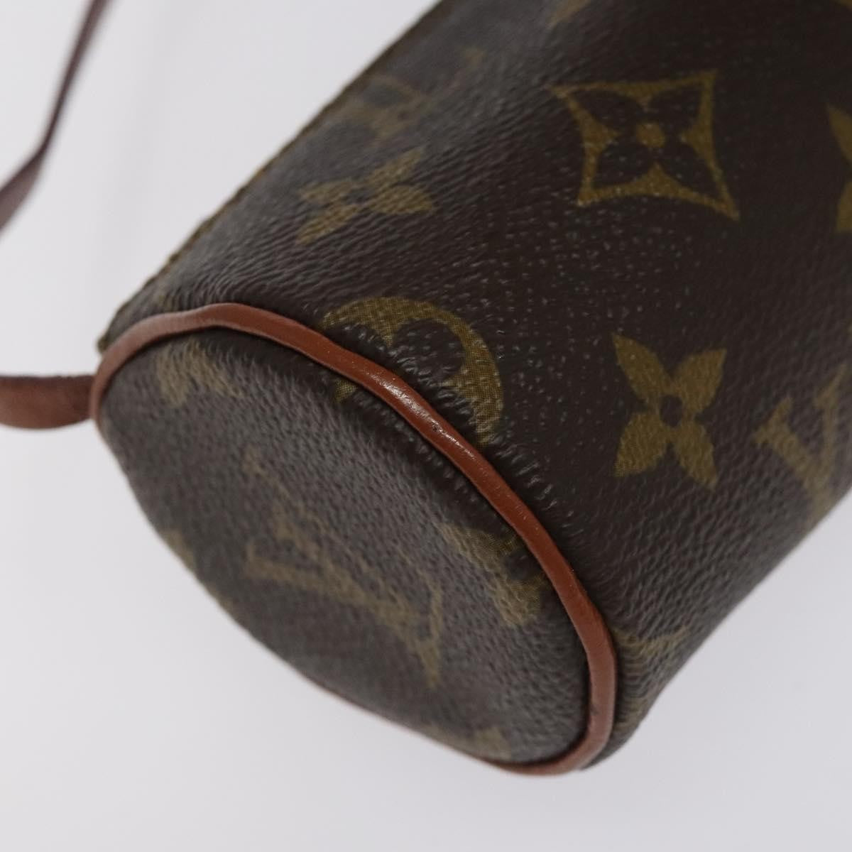 Louis Vuitton Papillon Pochette Monogram Canvas, BROWN, CANVAS, Clutche & pouche