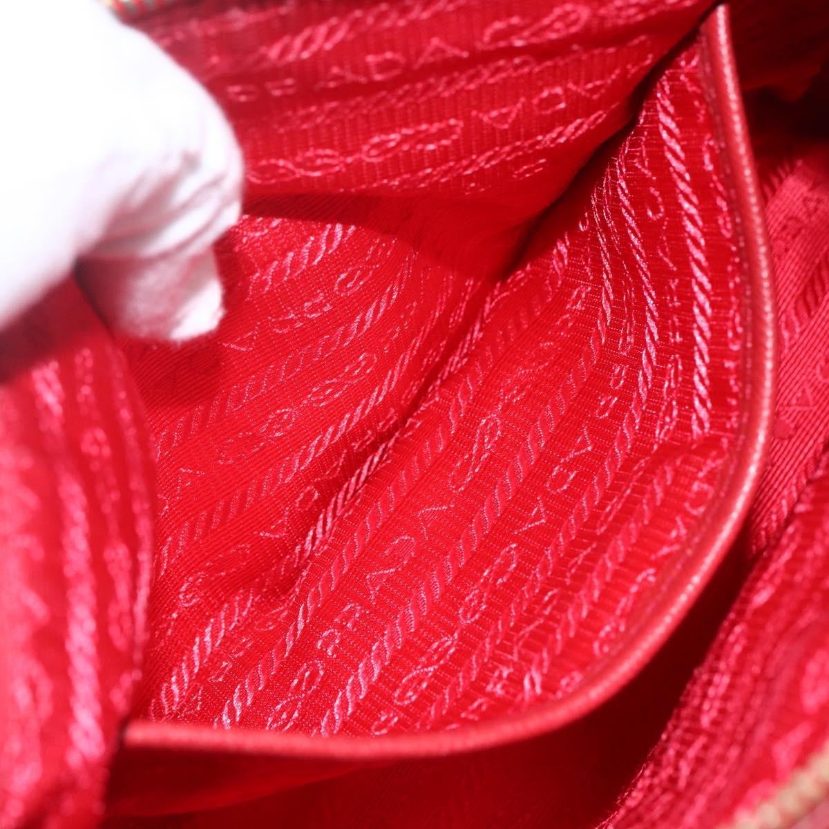 Prada Vintage Shoulder Bag Tessuto, RED, NYLON, Shoulder bag