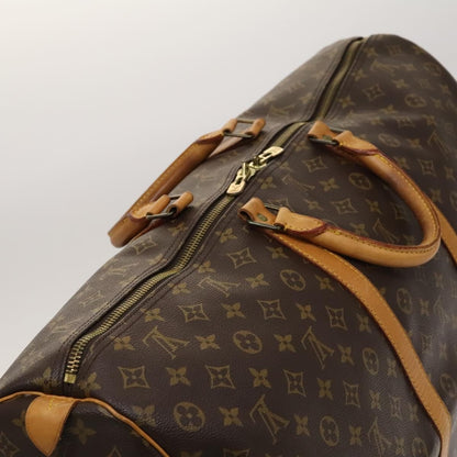 Louis Vuitton Keepall Bag Monogram Canvas, BROWN, CANVAS, Travel bag