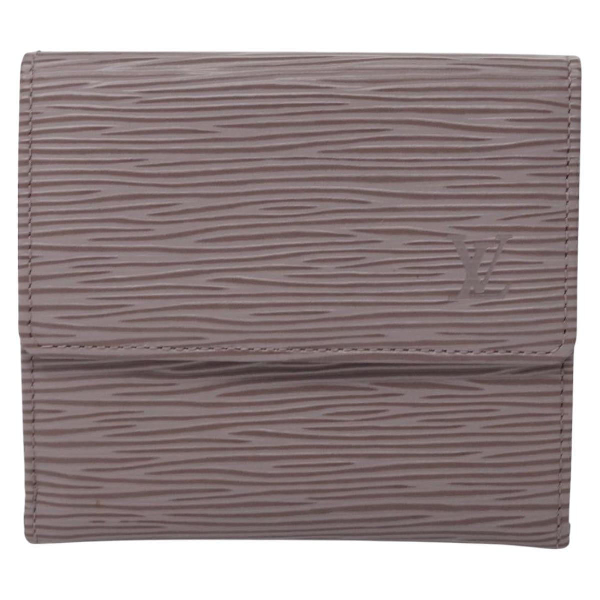 Louis Vuitton Elise Wallet Epi Leather, PURPLE, LEATHER, Wallets