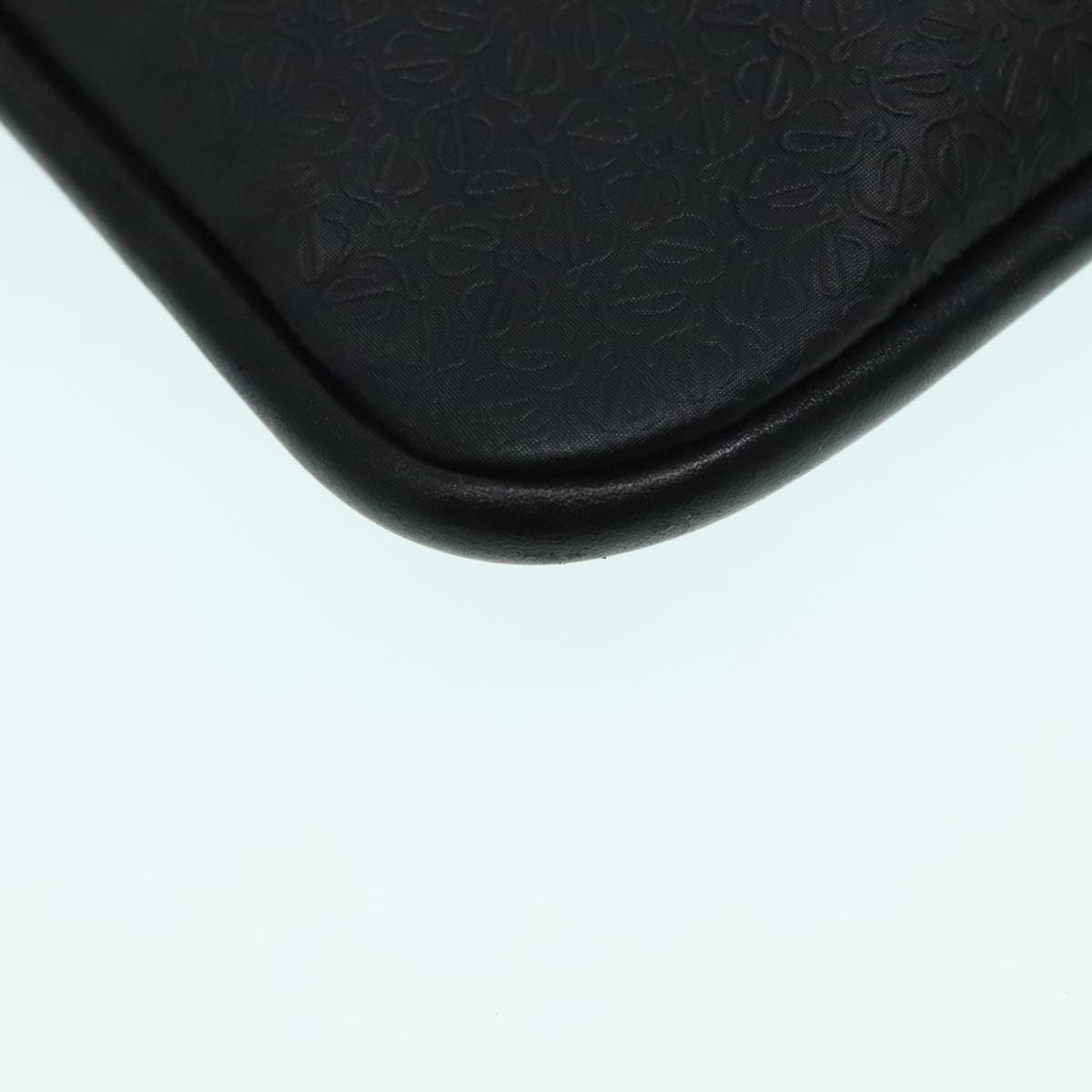 Loewe Anagram Shoulder Bag Leather, BLACK, LEATHER, Shoulder bag