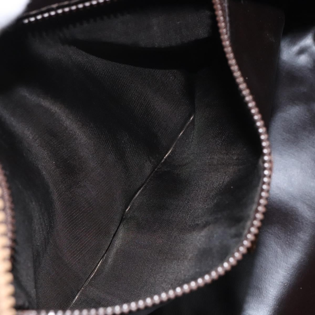 Celine Macadam Handbag Macadam with leather, BEIGE, CANVAS, Handbag