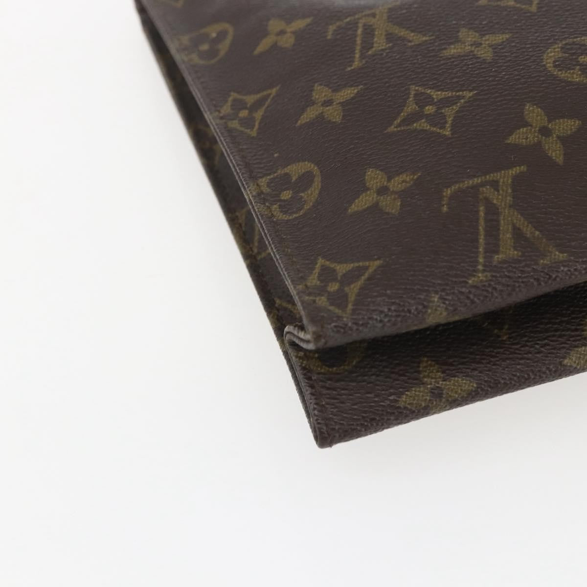 Louis Vuitton Toiletry Pouch Monogram Canvas, BROWN, CANVAS, Clutche & pouche