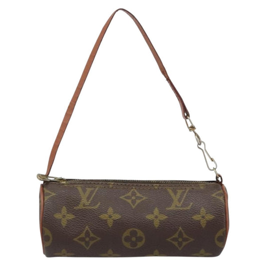 Louis Vuitton Papillon Pochette Monogram Canvas, BROWN, CANVAS, Clutche & pouche