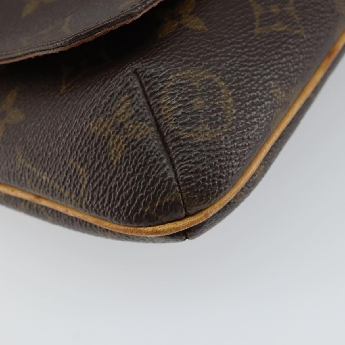 Louis Vuitton Musette Salsa Handbag Monogram Canvas, BROWN, CANVAS, Shoulder bag