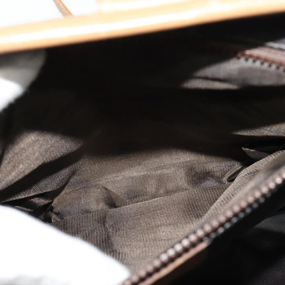 Celine Macadam Shoulder Bag PVC Leather, BEIGE, PVC, Shoulder bag