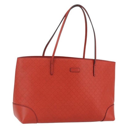 Gucci Bright Tote Diamante Leather, RED, LEATHER, Tote bag