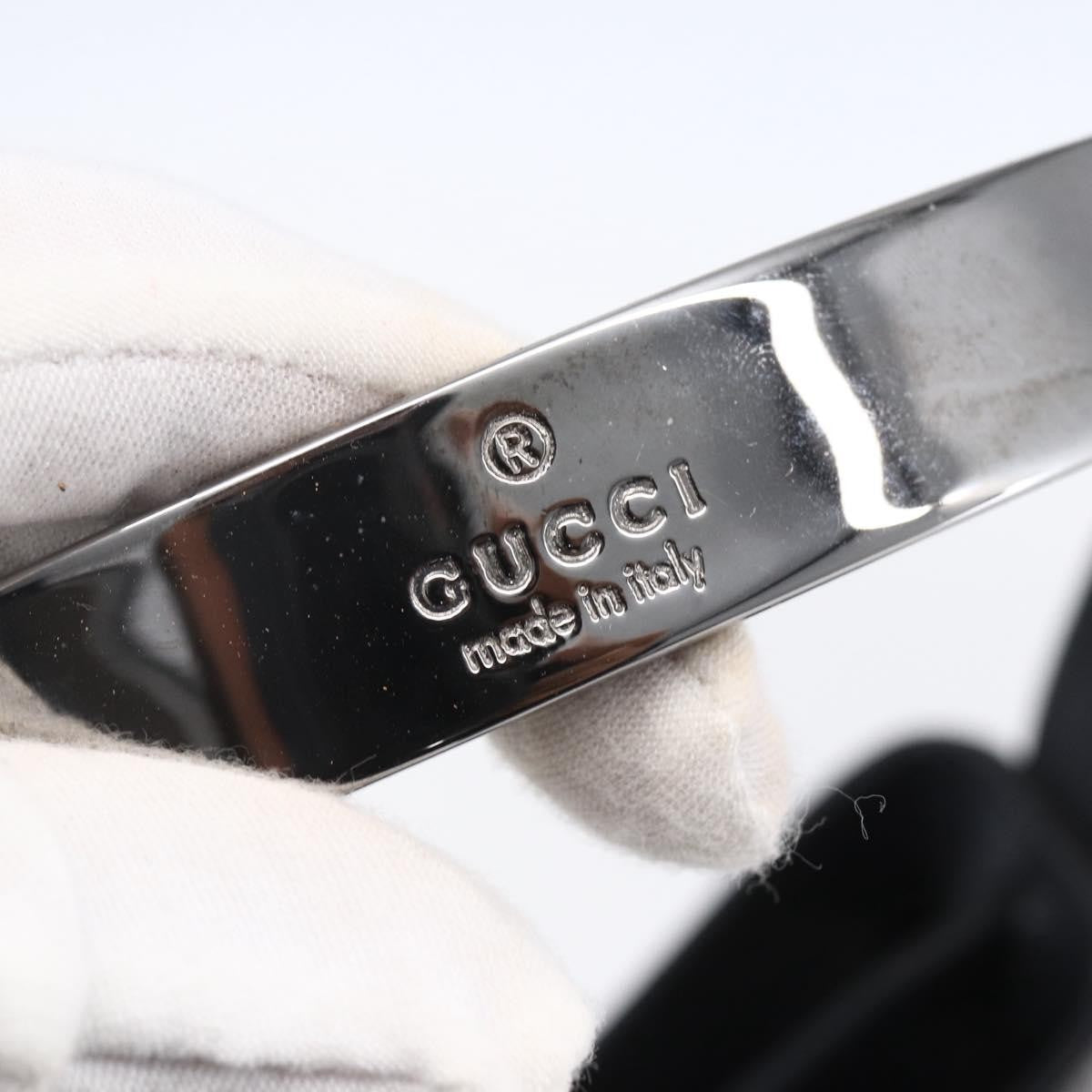 Gucci Metal Handle Hobo Leather, BLACK, LEATHER, Shoulder bag