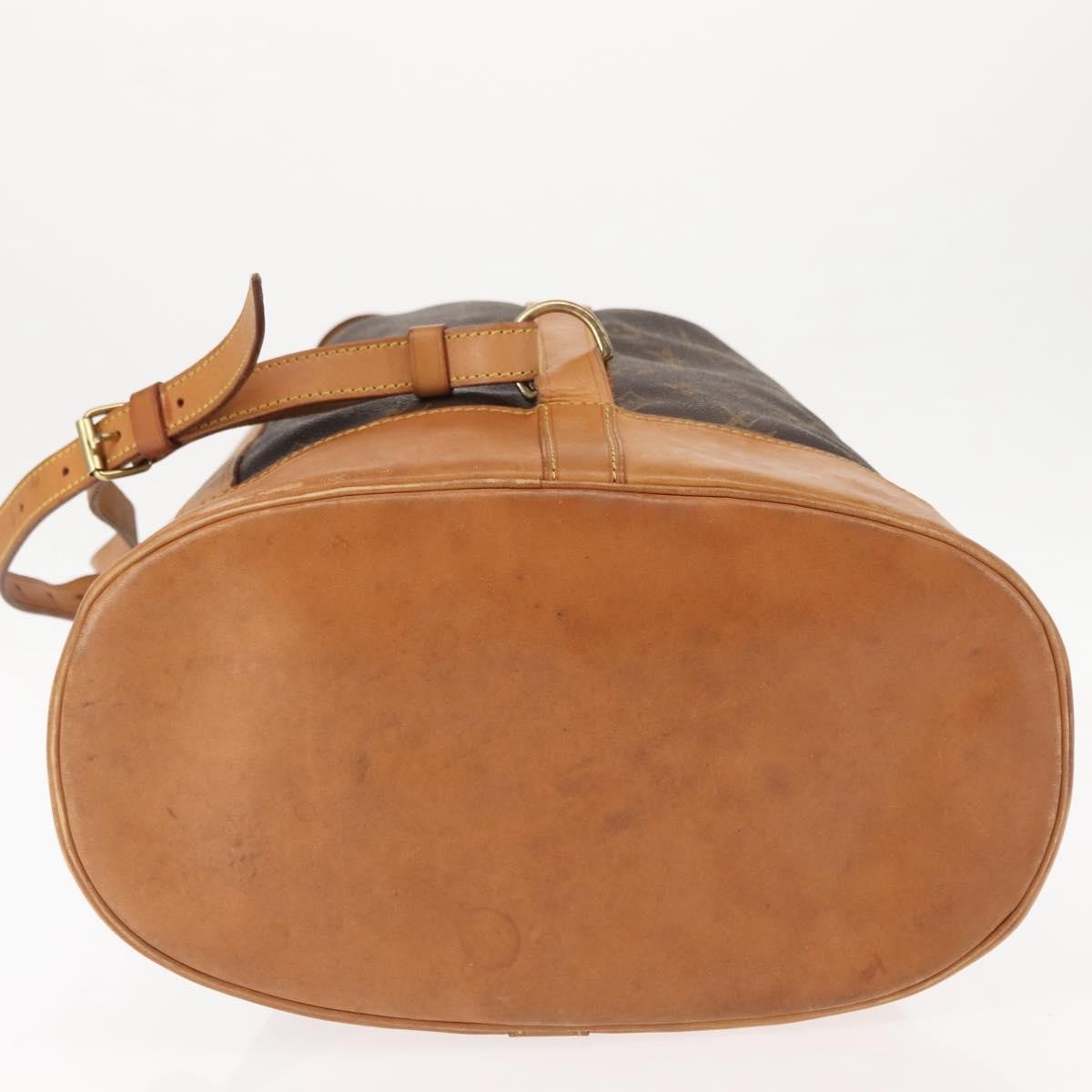 Louis Vuitton Randonnee Backpack Monogram Canvas, BROWN, CANVAS, Shoulder bag