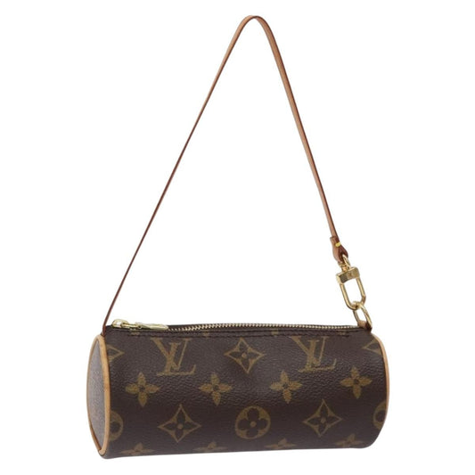 Louis Vuitton Papillon Pochette Monogram Canvas, BROWN, CANVAS, Handbag