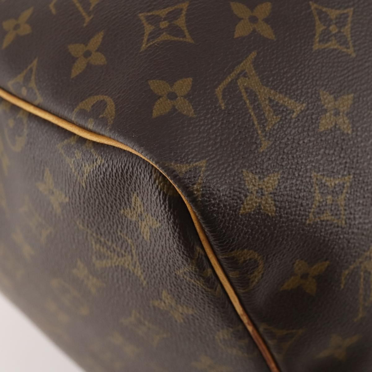 Louis Vuitton Keepall Bag Monogram Canvas, BROWN, CANVAS, Travel bag