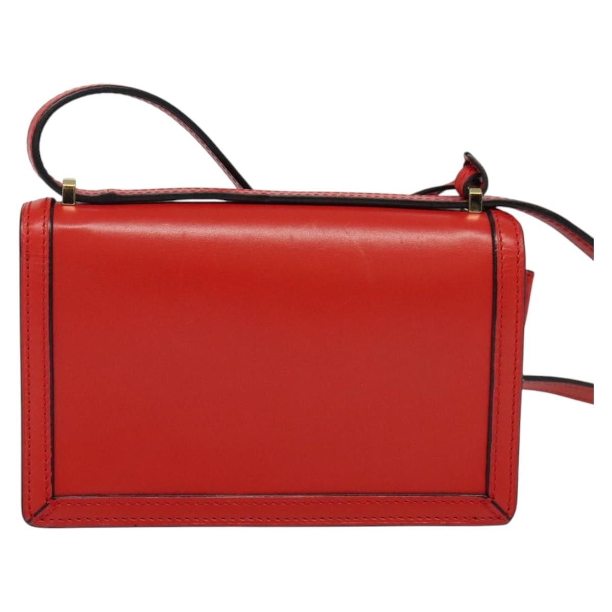 Loewe Barcelona Shoulder Bag Leather, RED, LEATHER, Shoulder bag