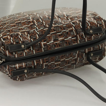 Salvatore Ferragamo Vintage Handbag Canvas, BROWN, CANVAS, Handbag