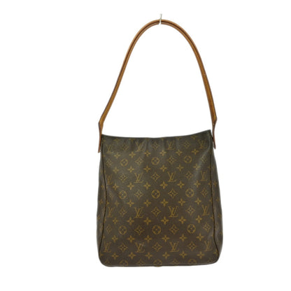 Louis Vuitton Looping Handbag Monogram Canvas, BROWN, CANVAS, Handbag