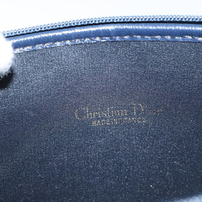 Christian Dior Vintage Trotter Pouch Diorissimo Canvas, NAVY, CANVAS, Clutche & pouche