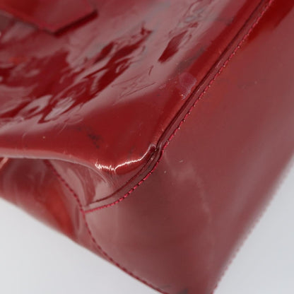 Louis Vuitton Wilshire Handbag Monogram Vernis, RED, PATENT_LEATHER, Handbag