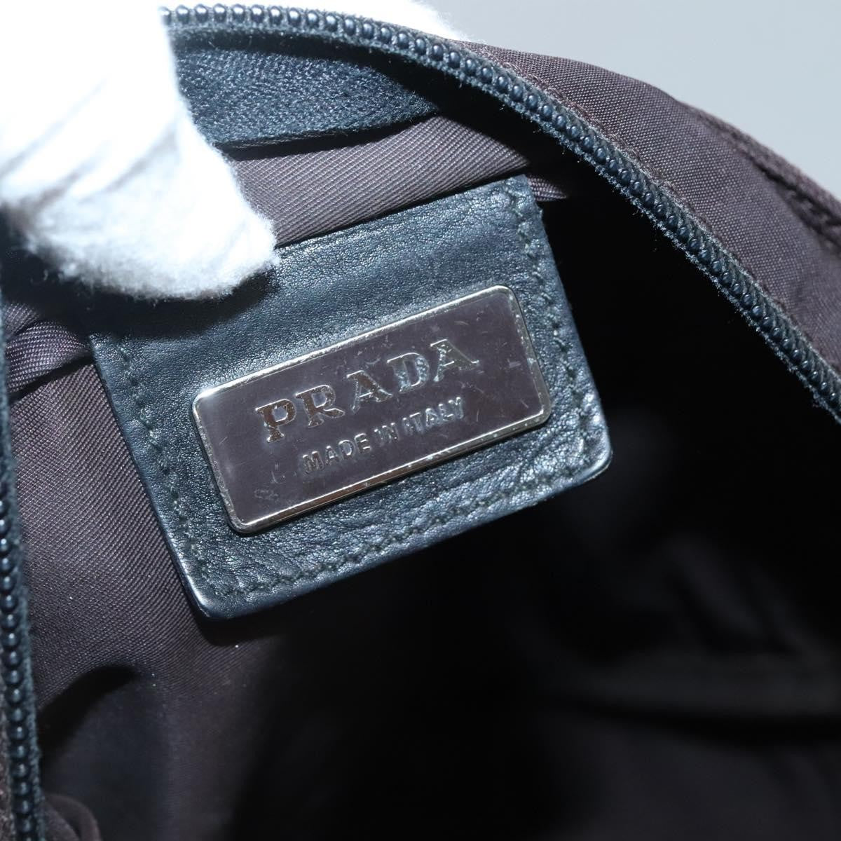 Prada Flat Messenger Bag Tessuto, BLACK, NYLON, Shoulder bag