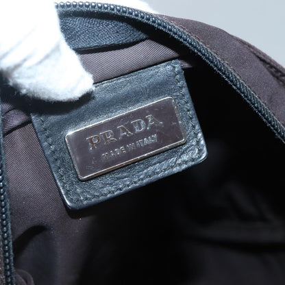 Prada Flat Messenger Bag Tessuto, BLACK, NYLON, Shoulder bag